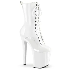 8 Inch Heel ENCHANT-1040 White Patent