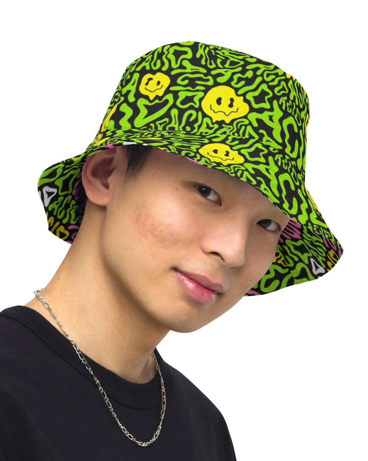 Acid Smilez / Candy Acid Reversible Bucket Hat