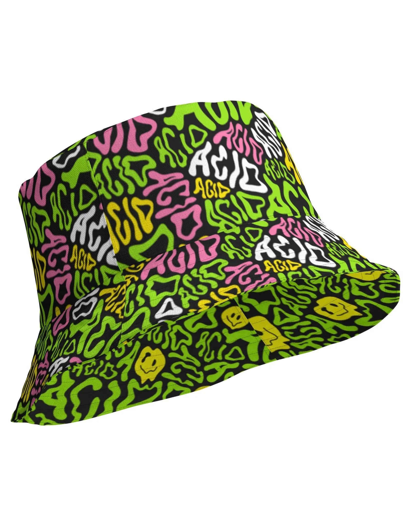 Acid Smilez / Candy Acid Reversible Bucket Hat