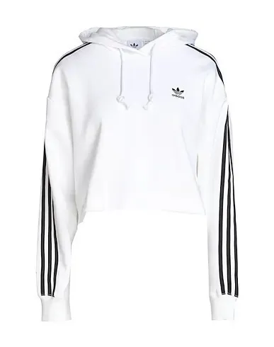 adidas  |Long Sleeves Plain Logo Cropped Tops Hoodies & Sweatshirts