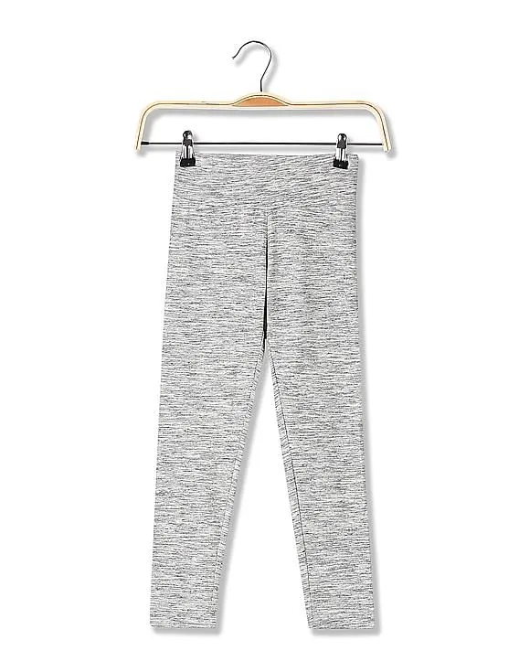 Aeropostale Heathered Cropped Active Leggings