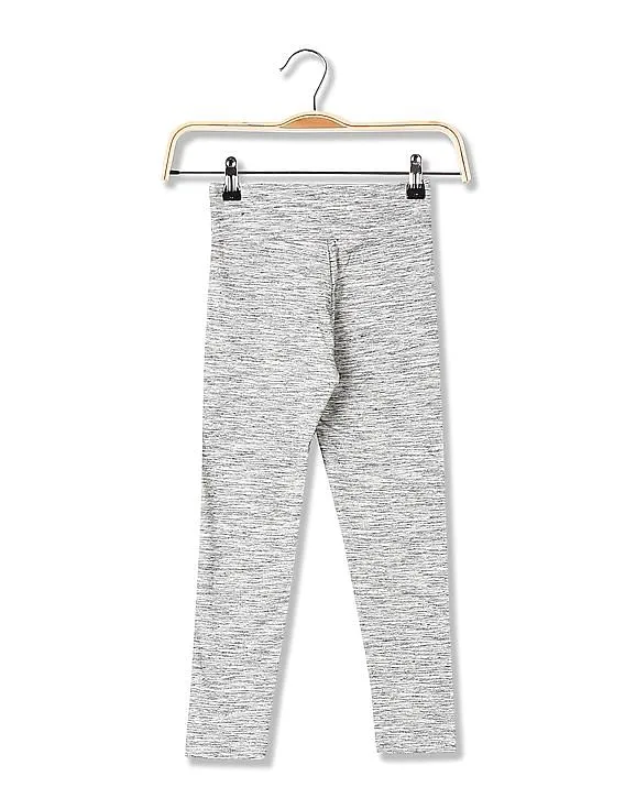 Aeropostale Heathered Cropped Active Leggings