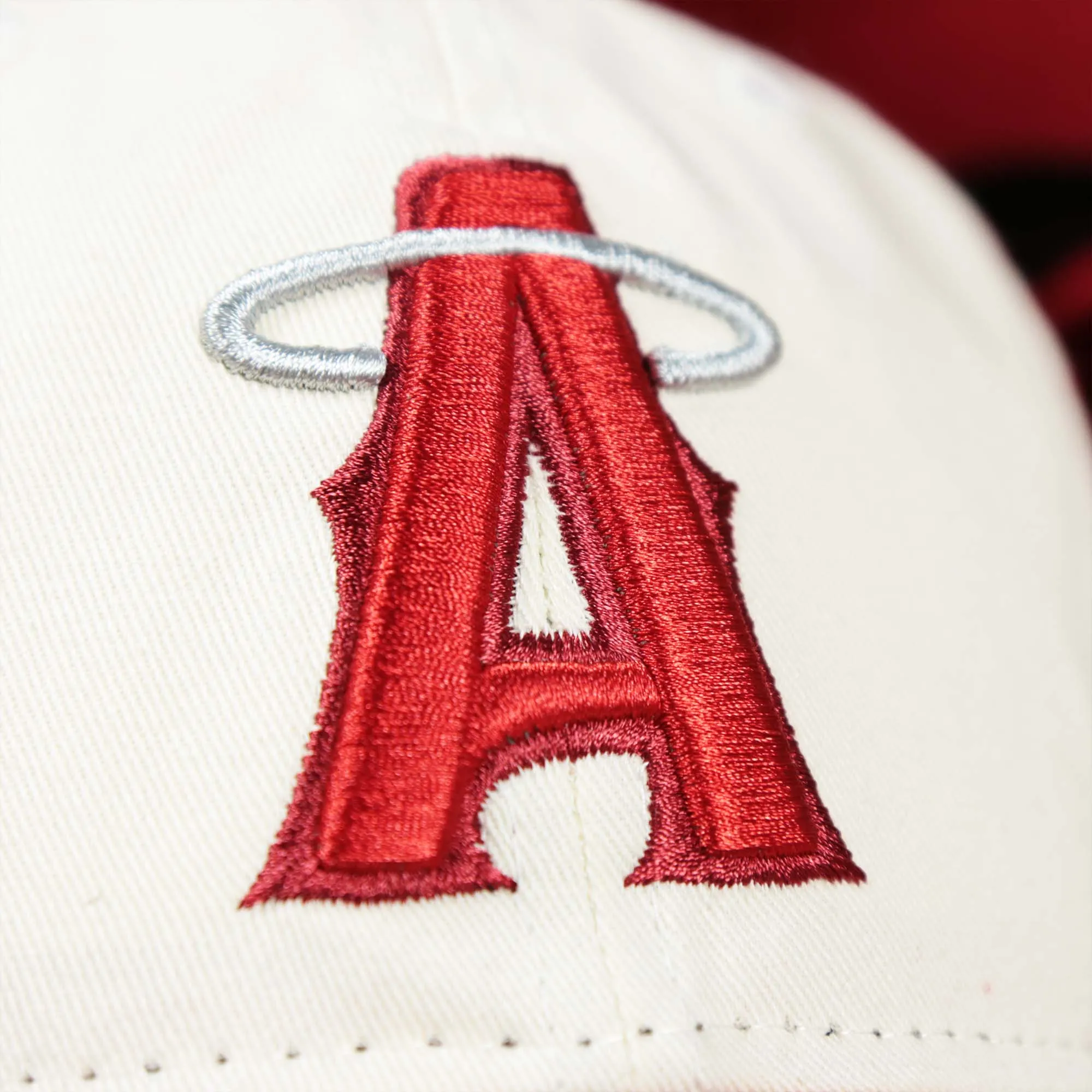 Anaheim Angles 2021 City Connect 9Twenty Dad Hat | New Era White and Red