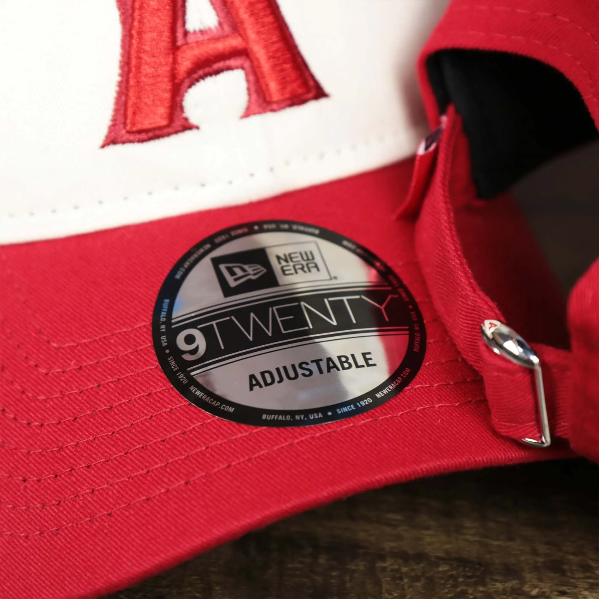 Anaheim Angles 2021 City Connect 9Twenty Dad Hat | New Era White and Red