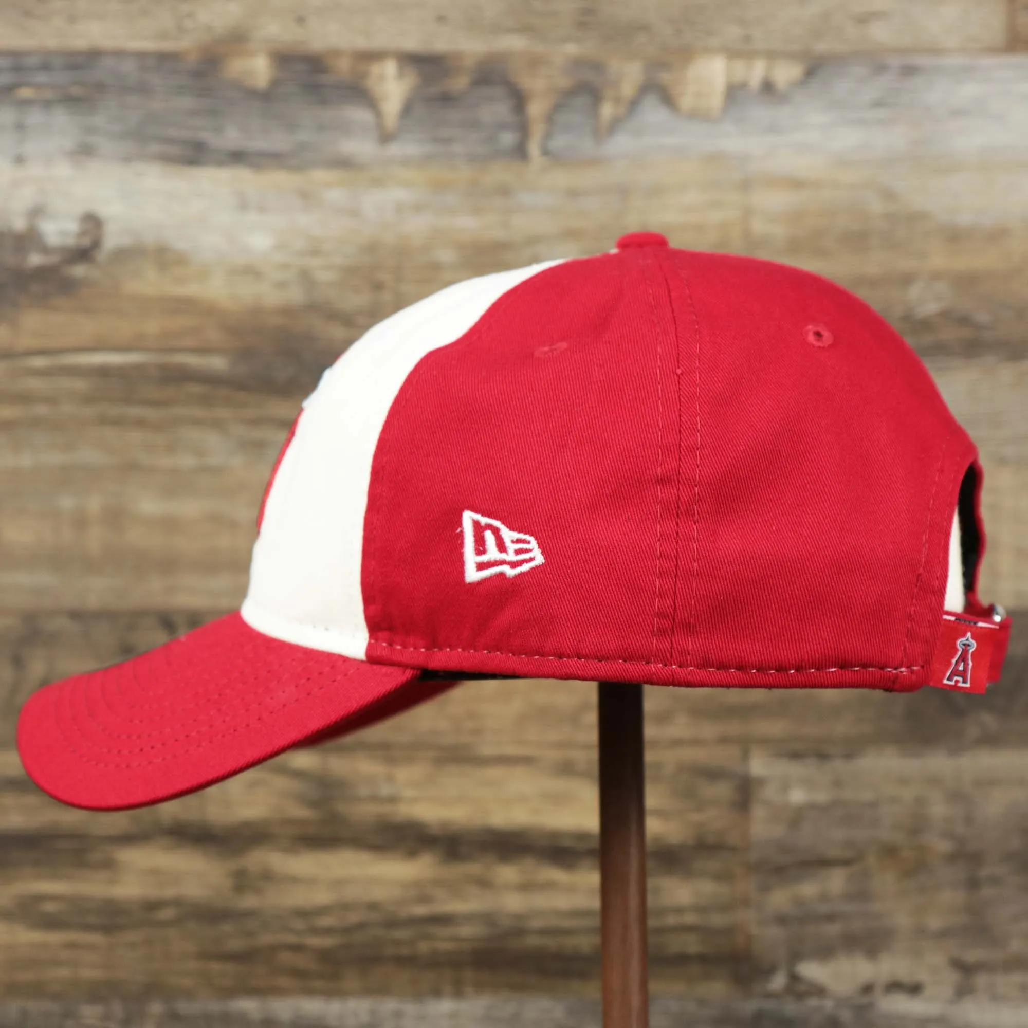 Anaheim Angles 2021 City Connect 9Twenty Dad Hat | New Era White and Red