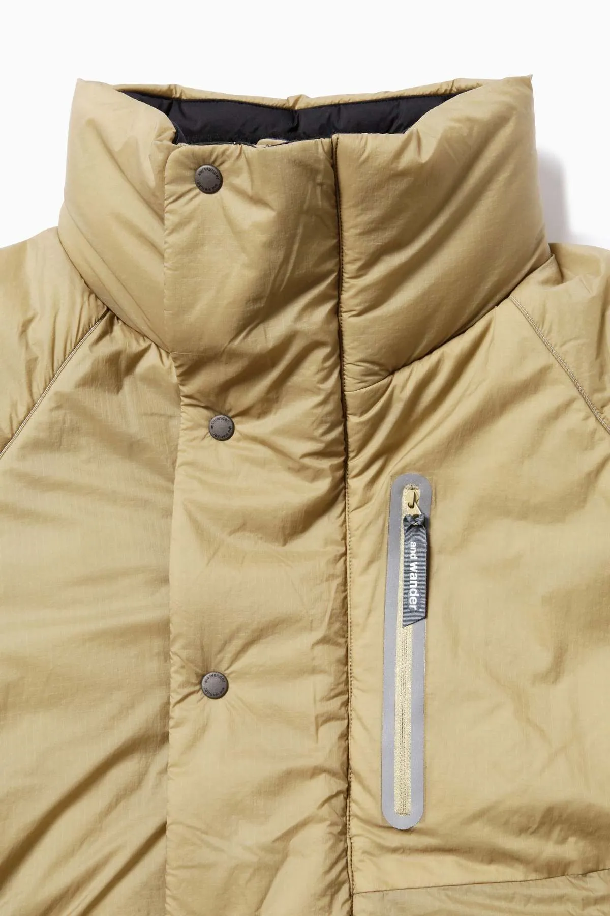 And Wander Primaloft Rip Coat - Beige