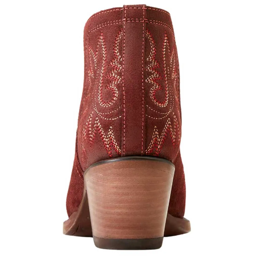 Ariat Dixon Western Bootie Merlot Suede (Women's)