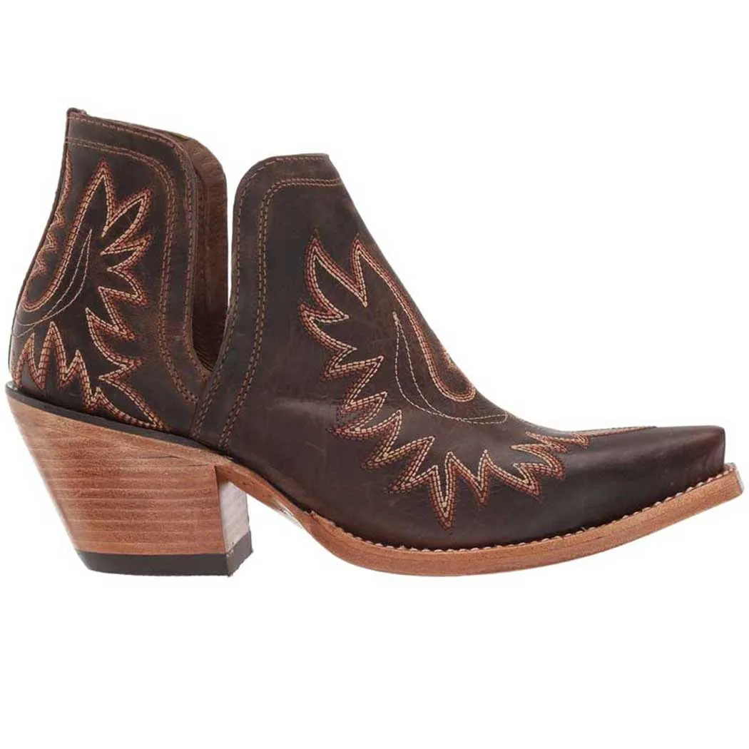 Ariat Dixon Western Bootie Weathered Brown (Women's)