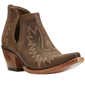 Ariat Dixon Western Bootie Weathered Brown (Women's)