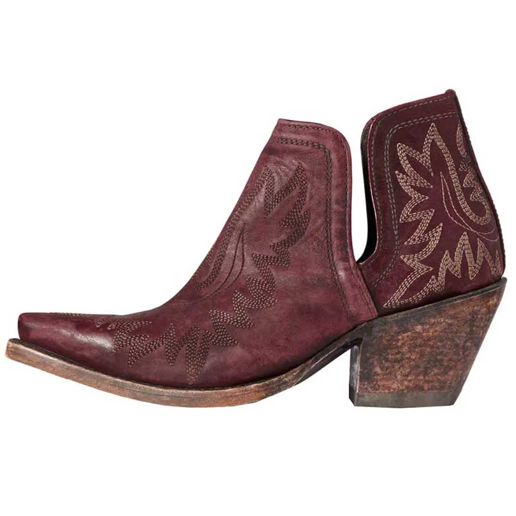 Ariat Dixon Western Bootie Weathered Red (Women's)