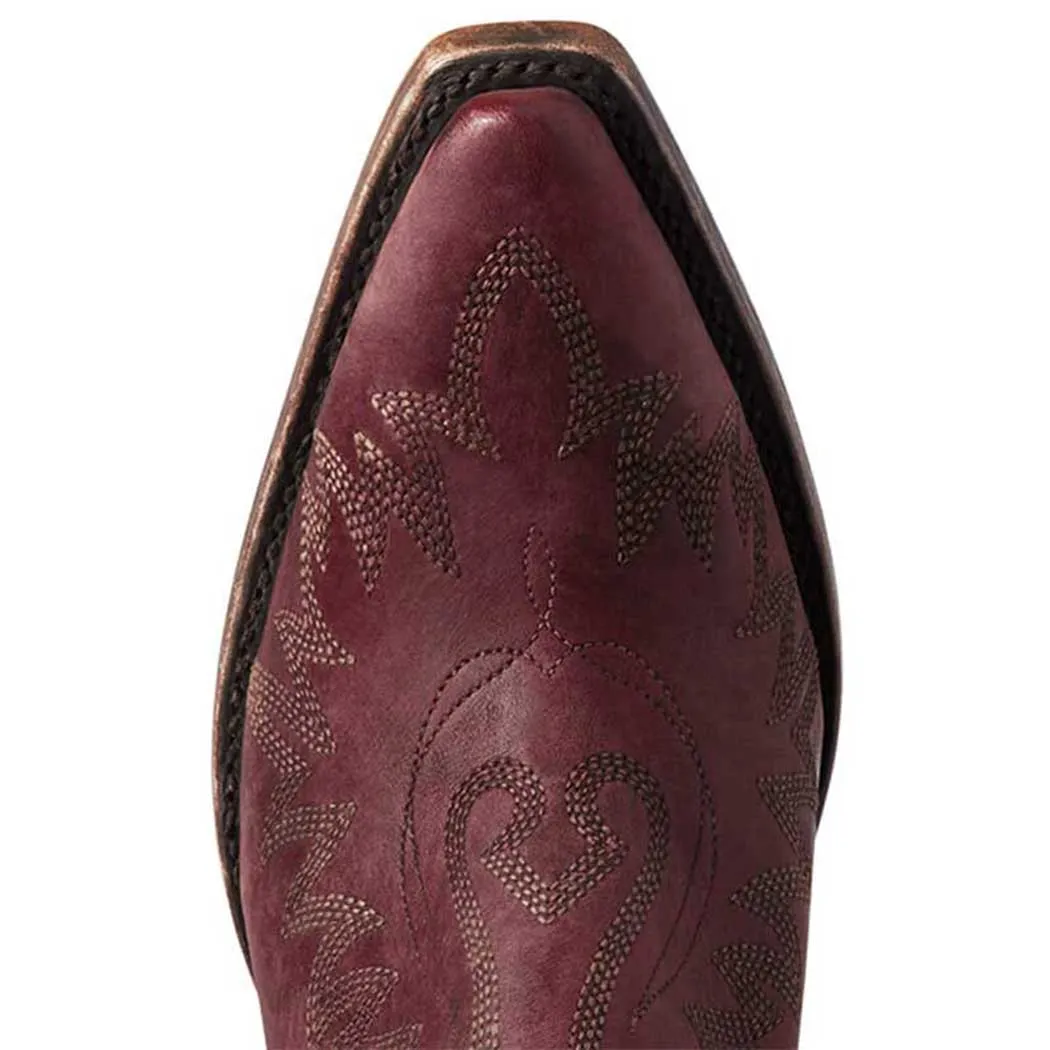 Ariat Dixon Western Bootie Weathered Red (Women's)