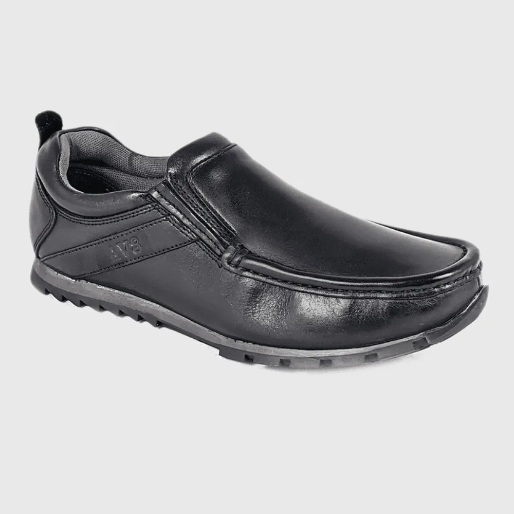 AV8 By Dubarry Kolo Causal Slip On School Shoes in Black