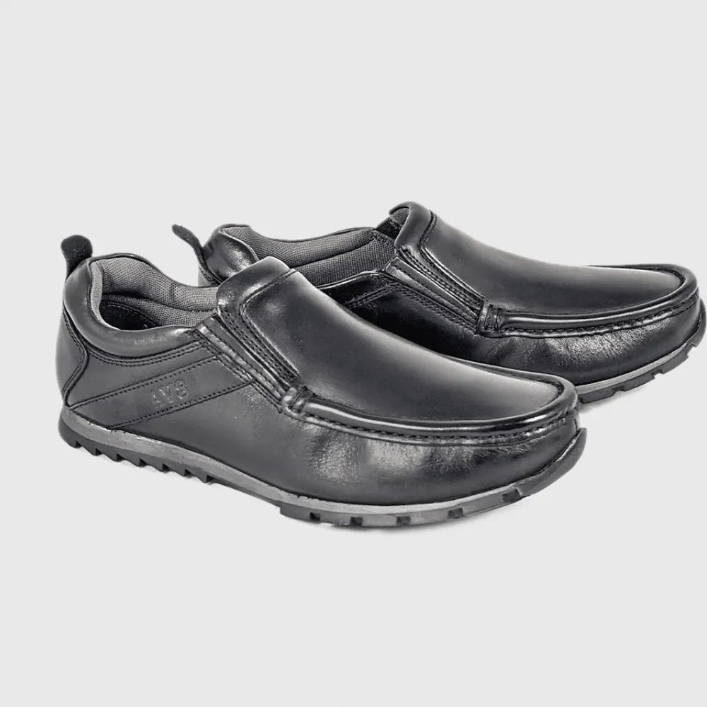 AV8 By Dubarry Kolo Causal Slip On School Shoes in Black