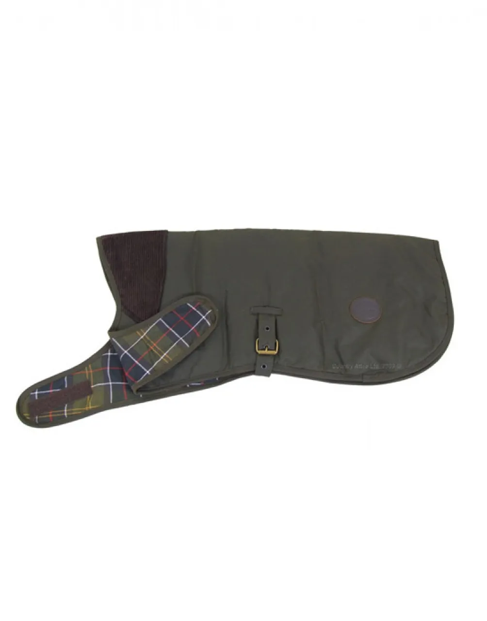 Barbour Wax Dog Coat - Olive