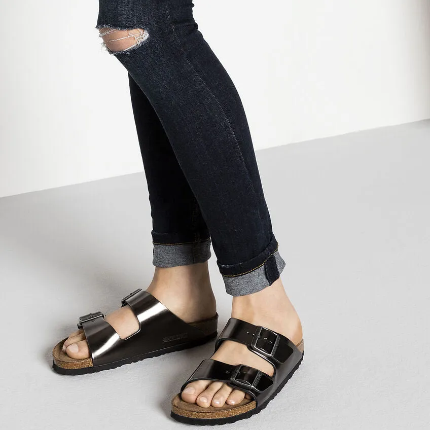 BIRKENSTOCK ARIZONA ANTHRACITE LEATHER