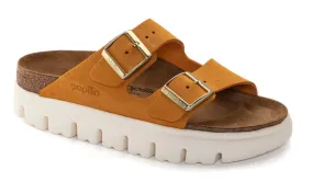 BIRKENSTOCK ARIZONA CHUNKY APRICOT SUEDE