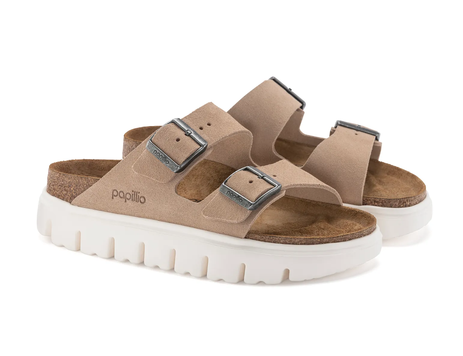 BIRKENSTOCK ARIZONA CHUNKY SUEDE