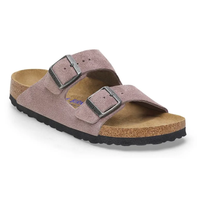 BIRKENSTOCK ARIZONA FADED PURPLE SUEDE