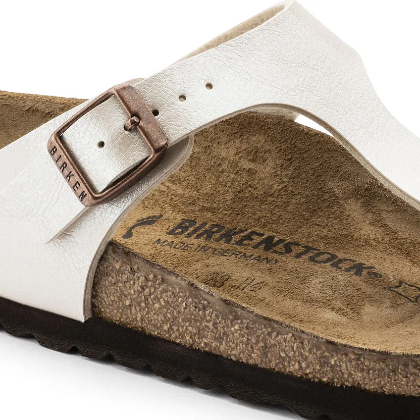 BIRKENSTOCK GIZEH PEARL WHITE BIRKO-FLOR