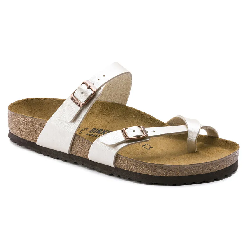 BIRKENSTOCK MAYARI PEARL WHITE BIRKO-FLOR