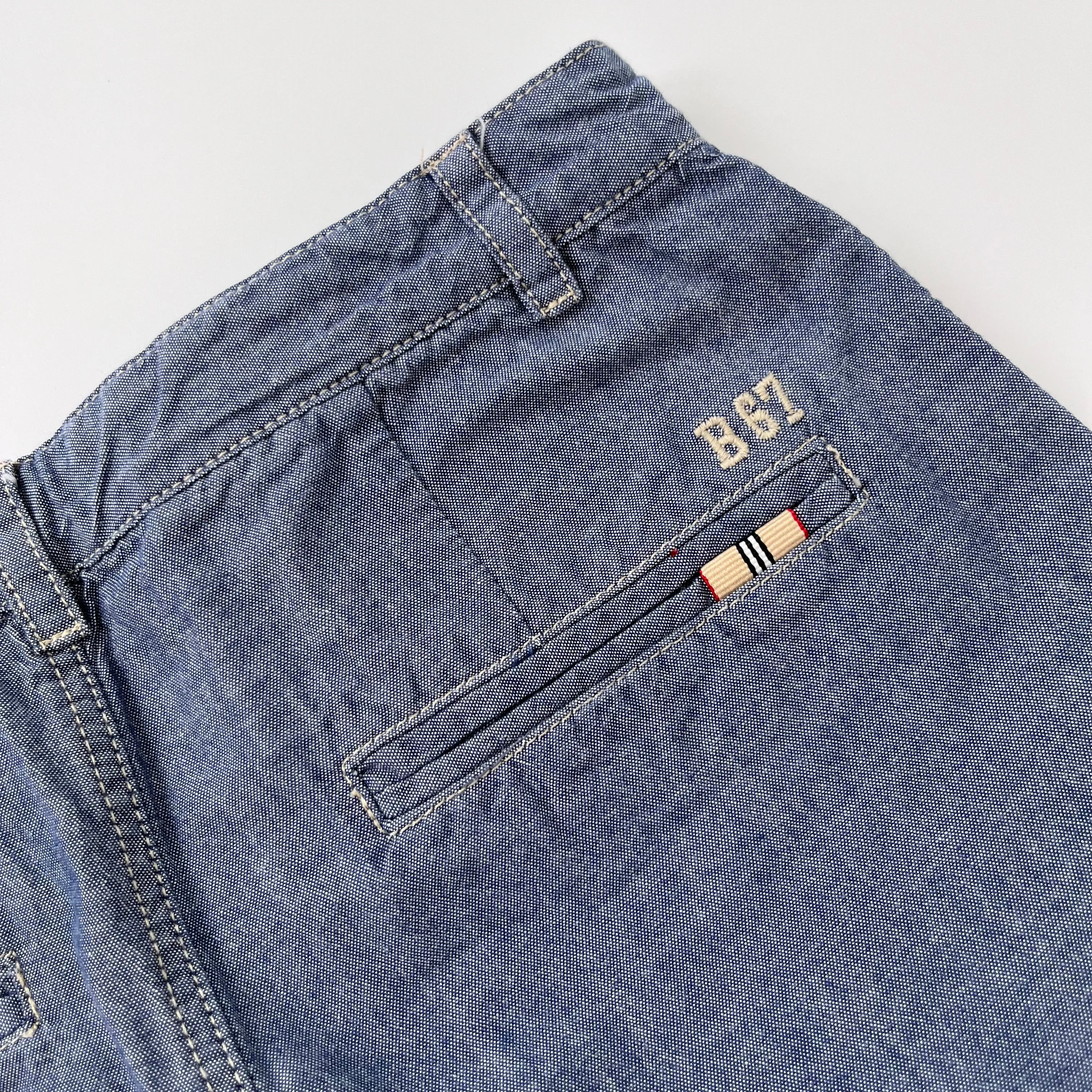 Bonpoint Chambray Chino Shorts: 10 Years