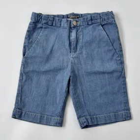 Bonpoint Chambray Denim Chino Shorts: 10 Years