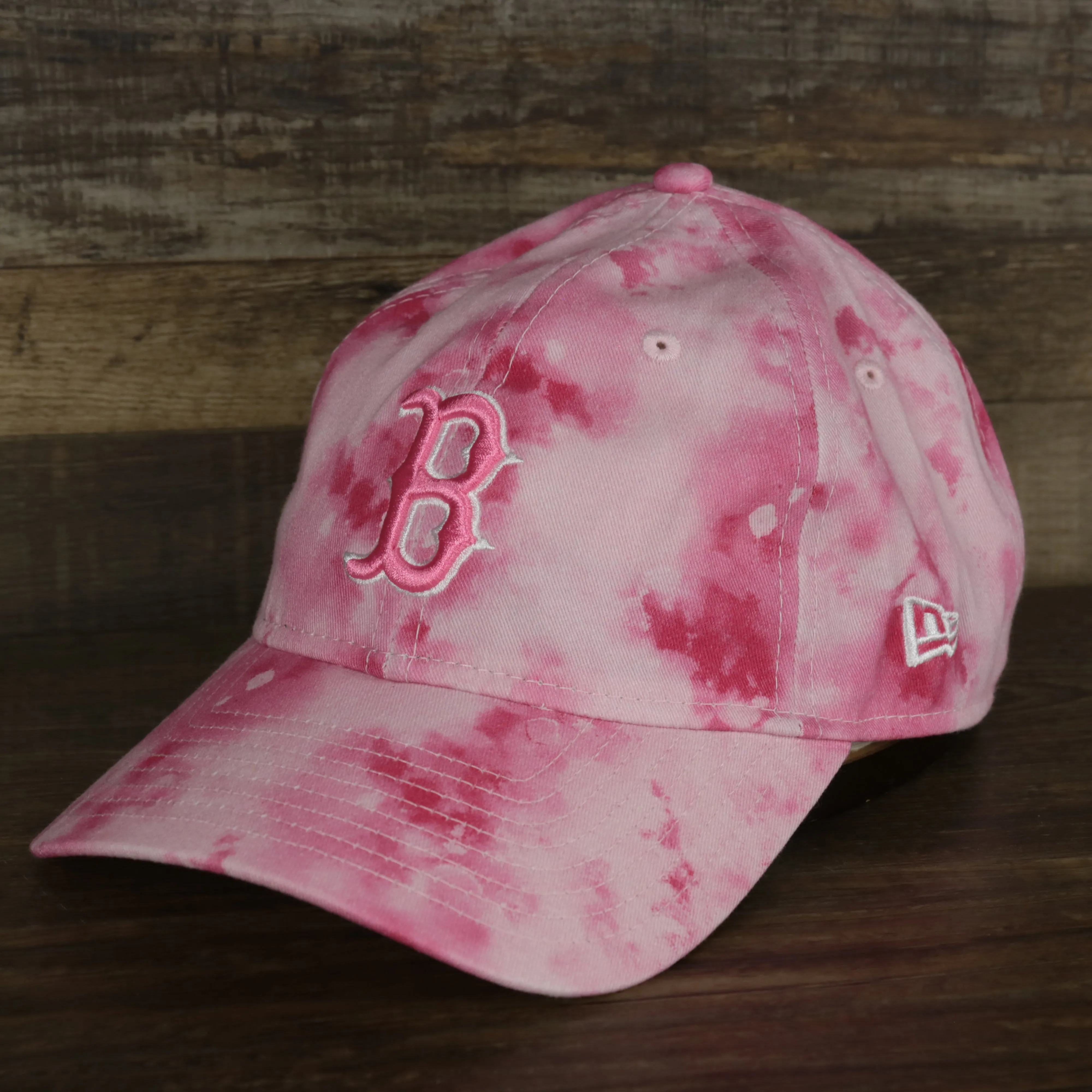 Boston Red Sox 2022 Mother’s Day On-Field 9Twenty Women’s Dad Hat | Pink Tie Dye