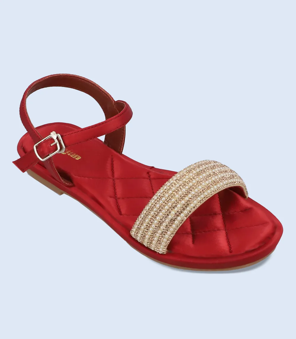 BW9481-MAROON-Women Formal Sandal