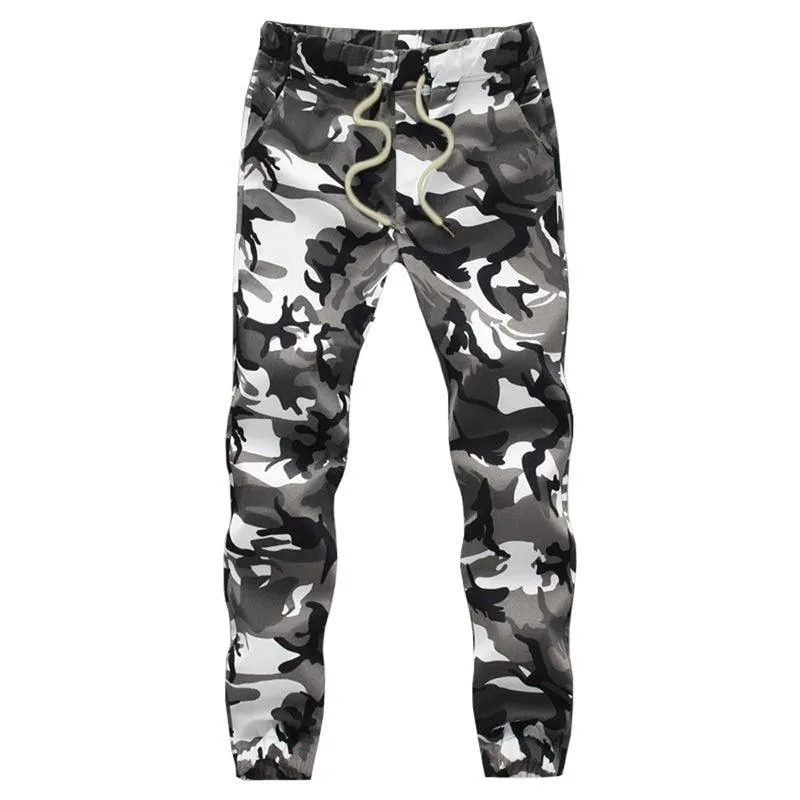 Camouflage Jogger Pencil Harem Pants for Men