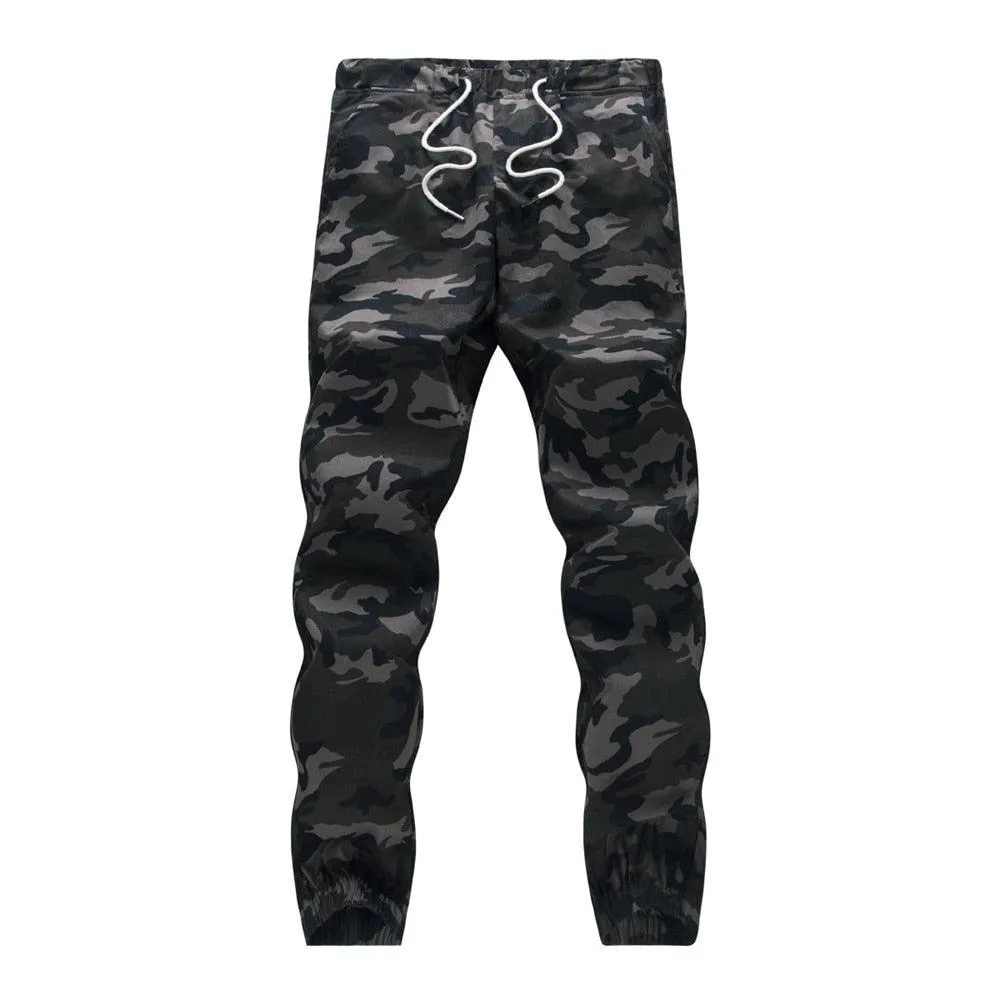 Camouflage Jogger Pencil Harem Pants for Men