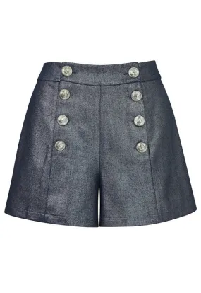 Chic Star Coated Denim Shorts