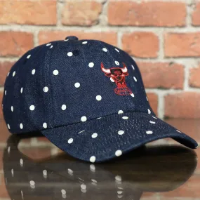 Chicago Bulls Polka Dot Denim Adjustable Dad Hat