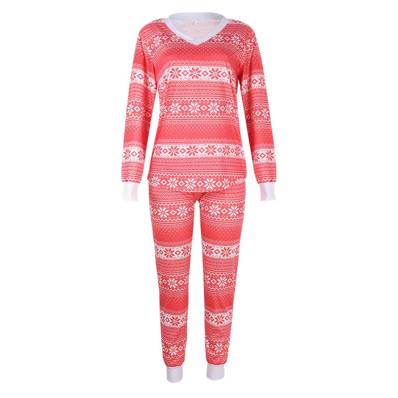 Christmas Pajamas! Red & White Pants Set