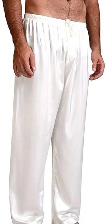 Classic Satin Pajamas Sleepwear Pants Sleep Bottoms