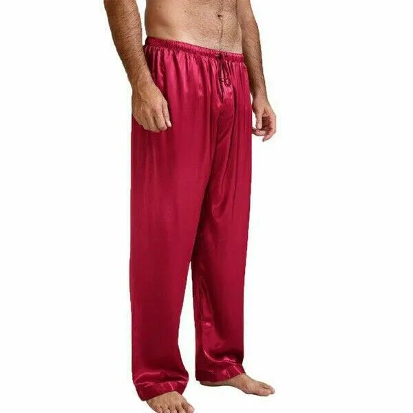 Classic Satin Pajamas Sleepwear Pants Sleep Bottoms