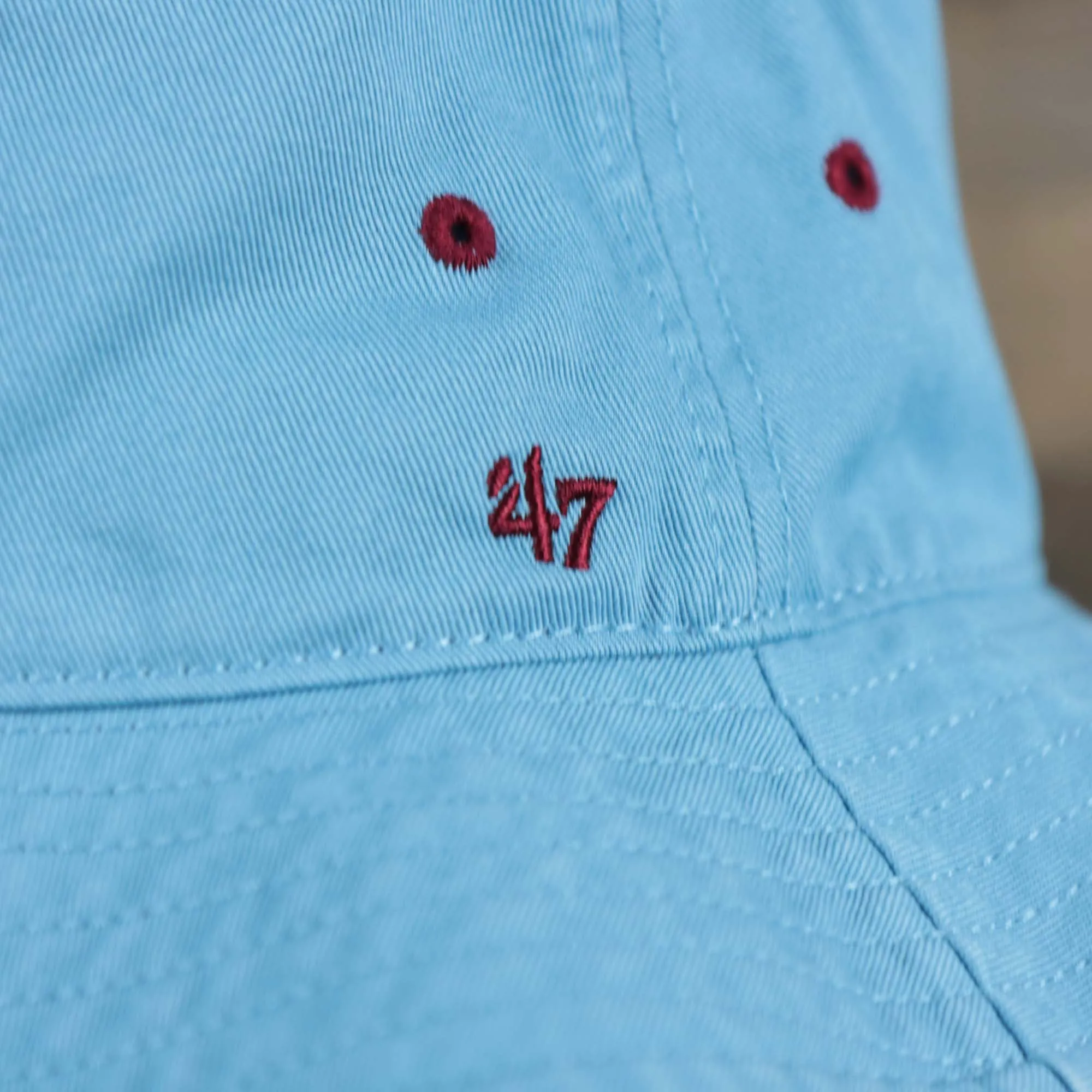 Cooperstown Philadelphia Phillies Vintage 80s Bucket Hat | 47 Brand, Light Blue