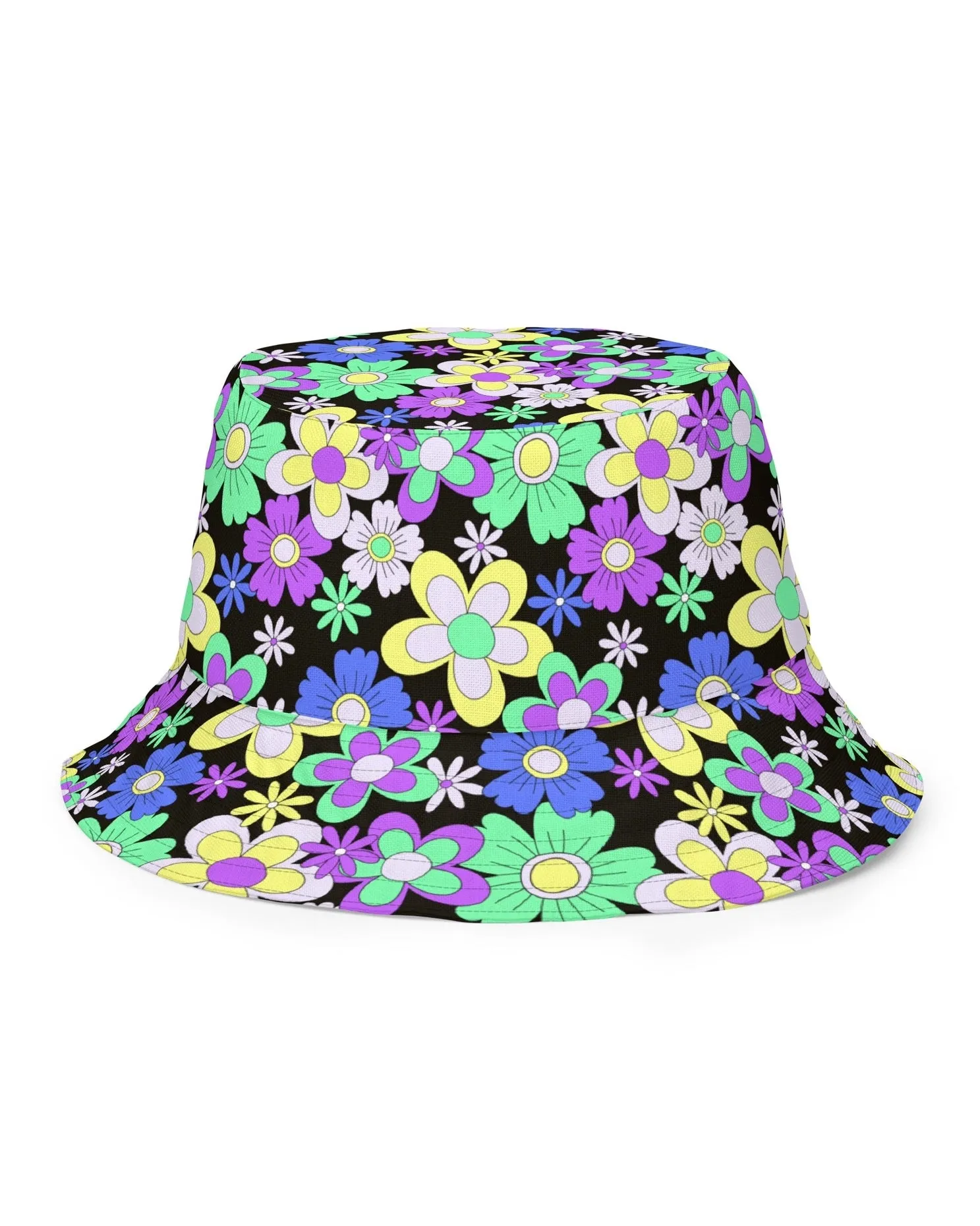 Crazy Daisy Reversible Bucket Hat