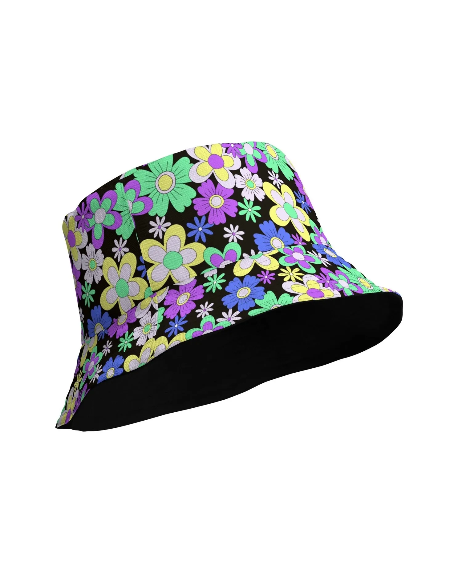 Crazy Daisy Reversible Bucket Hat