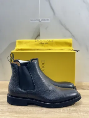 Doucal’s Chelsea Boot Pelle Nero Uomo Luxury Men Doucal’s Shoes Boot 4