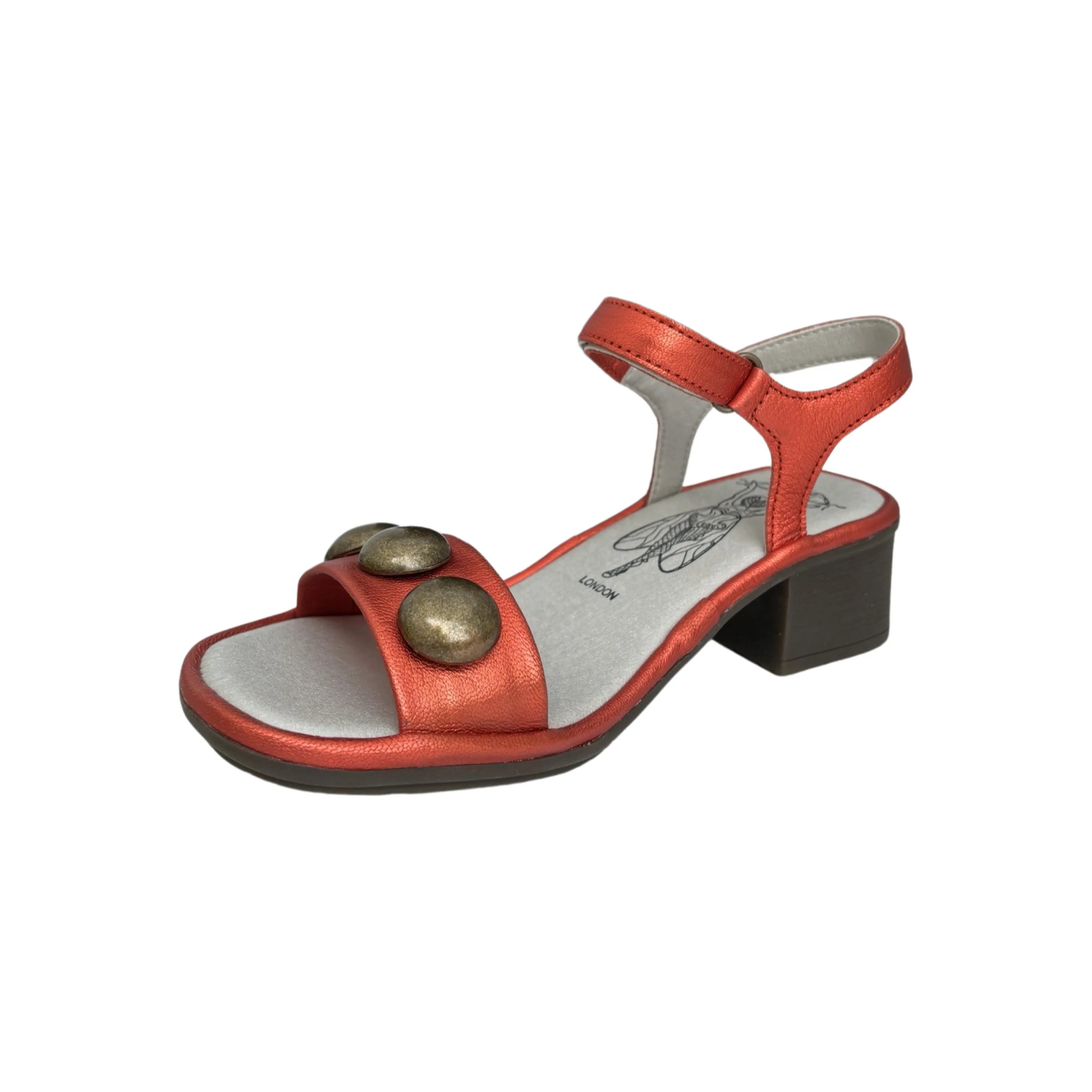 Exie487 Red Sandal