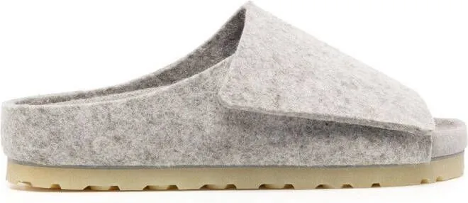 Fear Of God felted wool slip-on sandals Grey