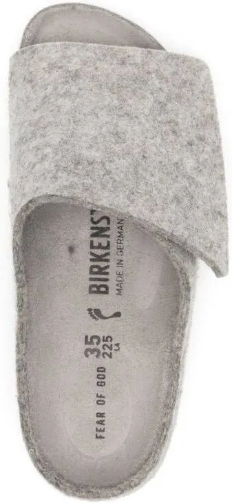 Fear Of God felted wool slip-on sandals Grey