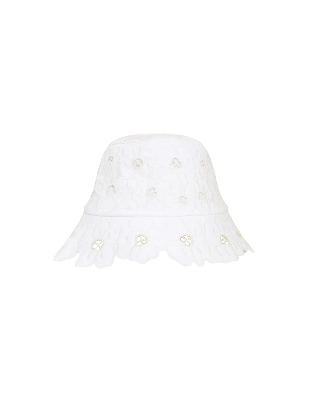 Floral Embroidery Bucket Hat