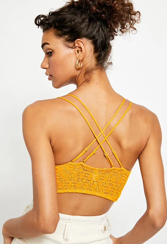 Free People - Miss Dazie Yellow Bralette