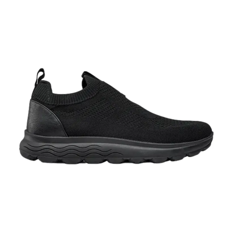 GEOX U SPHERICA  U25BYA Sneakers Uomo Slip on In Maglia Nero