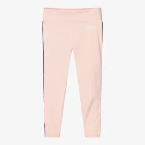 Girls Pink Logo Leggings