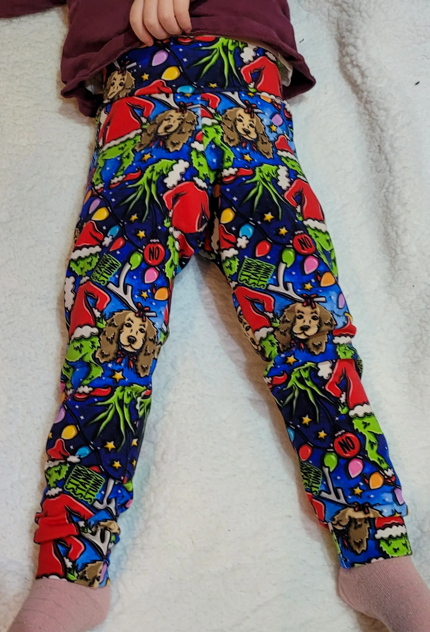 Green guy 3-4Y leggings