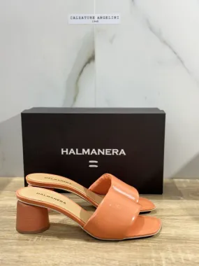 Halmanera Sandalo Donna Nara In Pelle Melone Luxury Shoes 36