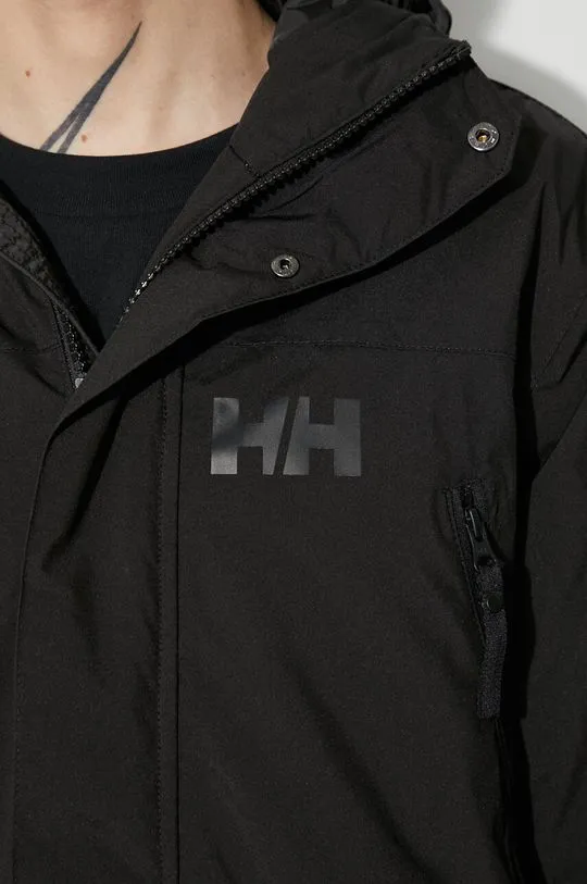 Helly Hansen jacket REINE PARKA men's black color 53630