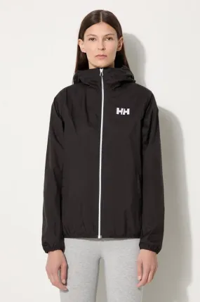 Helly Hansen rain jacket Belfast II women's black color